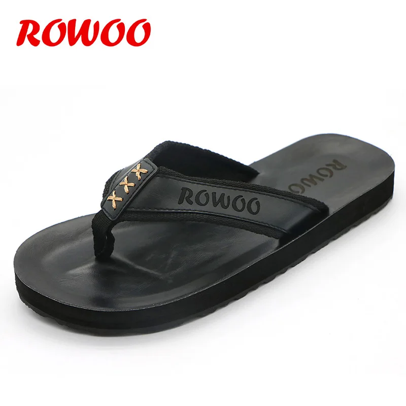 Men Beach Flip Flops Slippers Fashion Male With Soft Sole Trendy  Boy Summer Sli - £40.43 GBP