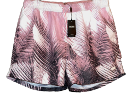 Hugo Boss Pink White Dark Gray Mens Swim Shorts Beach Athletic Size 2XL - £54.67 GBP