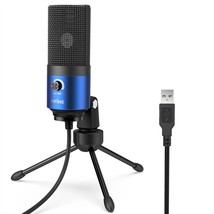 Fifine Metal USB Condenser Recording Microphone K669 blue - £61.69 GBP