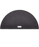 Kamado Joe KJ-HCIGRIDDLE Half Moon Cast Iron Reversible Grill Griddle for - $78.21