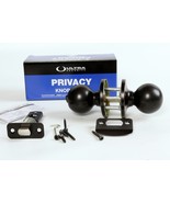 Ultra Privacy Door Knob Style Set Oil Rubbed Bronze NEW - $14.01