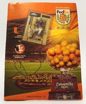 2004 ORANGE BOWL PROGRAM SIGNED JARRETT PAYTON MVP MIAMI HURICANES PROOF... - $98.99