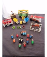 Vintage Fisher Price Little People Vehicles Accessories Lot of 29 Pieces - $115.57 CAD