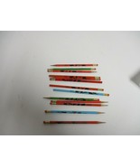 13 Vintage Atlas Dinosaurs wood lead Pencils rare - €21,63 EUR