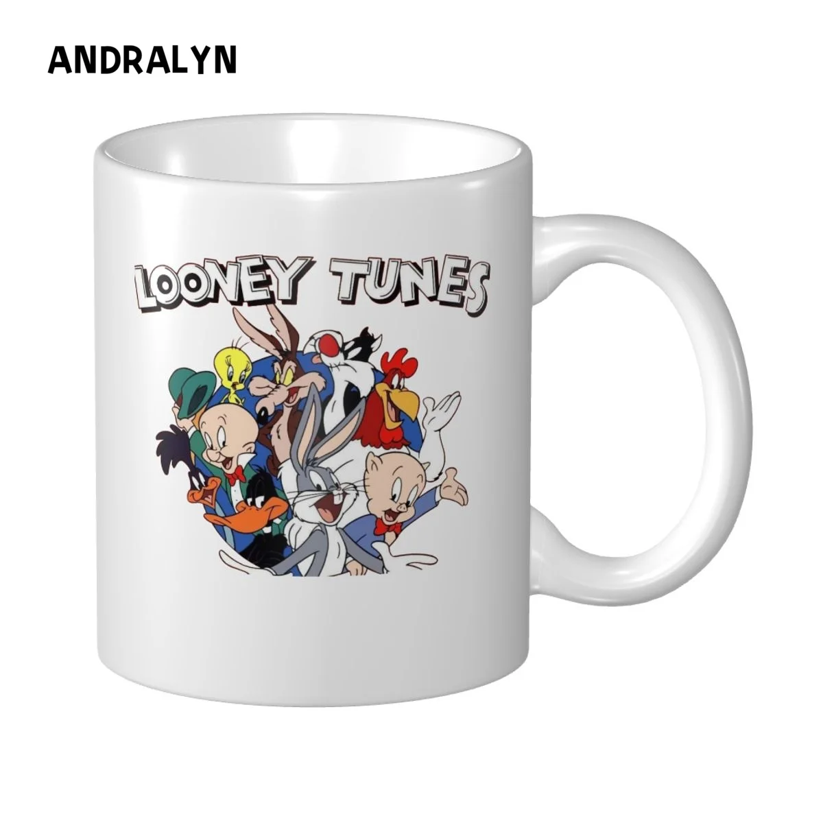 Looney Tunes Retro Mug Coffee Mug Cute Gamer Birthday Gift Back To School Mug - £16.23 GBP