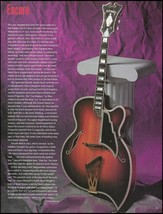 1957 D&#39;Angelico Teardrop New Yorker guitar history article 1994 pin-up photo - $3.60