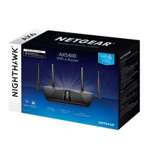 NIB NETGEAR – Nighthawk AX5400 Wi-Fi 6 Router, RAX54S-100NAS - £176.52 GBP