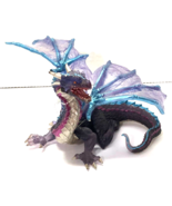 PAPO Ice Translucent Blue 5 1/2&quot; Wide Dragon Figure - $19.80