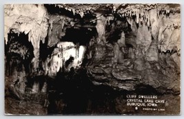Dubuque IA Cliff Dwellers Crystal Lake Cave Cedarwood Family Mass Postca... - $9.95