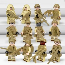 US Army Special Forces Unit Minifigure Set With Weapons &amp; Accessories - £24.55 GBP