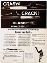 1969 Lyman Gun Sight Cast Bullets Advertisement Hunting Firearms Vintage... - €21,60 EUR