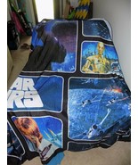Star Wars Classic Saga 72&quot; x 72&quot; Fabric Shower Curtain EUC - $25.20