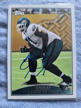 Jason Peters Hand Signed Football Autographed Future Hall Of Fame Auto - $371.28 MXN