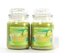 2 American Home By Yankee Candle 19oz Perfect Margarita Single Wick Glass Candle - £36.75 GBP