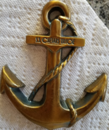 SS CAESARS TAHOE Anchor Wall Decor, 13-1/2&quot; oz heavy brass - $614.79 MXN