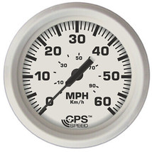 Faria Dress White 4&quot; GPS Speedometer - 60 MPH - £116.18 GBP