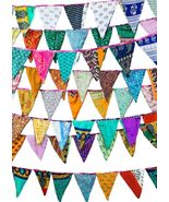 Bohemian Silk Prayer Flags Hippie-Inspired Room Decor, Sustainable Boho ... - €15,87 EUR+