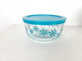 4 Cup Decorated Snowflakes Teal - £15.93 GBP
