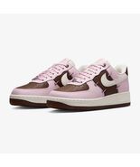 Nike Wmns Air Force 1 '07 LX Cacao Wow/Sail-Pink Foam-Metallic Silver IO7595-211 - $142.00
