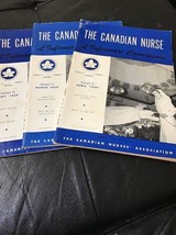 LOT OF 3 Canadian Nurse Magazines march april may 1959 - £6.47 GBP