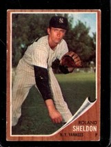 1962 Topps #185 Roland Sheldon Vg+ Yankees (Mk) *NY12311 - £2.68 GBP