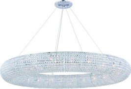 Hanging Lamp Pendant PARIS Contemporary Adjustable Height 30-Light Crystal - £4,167.69 GBP