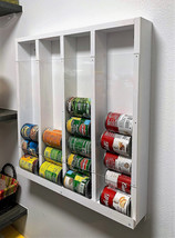 Wall Mounted Canned Food Dispenser - 28 can - Clear Acrylic Cover - $210.00