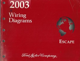 2003 Ford Escape Wiring Diagram Manual Original Paperback - $14.00