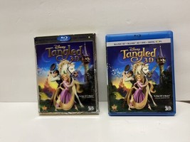 Tangled 3-D Blu-ray 3D Blu-ray 2D DVD 2011 4-Disc - No Code Free Shipping - £10.07 GBP