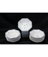 Nikko Homespun Octagon Soup Bowls 6-3/4&quot;  Lot of 13 - $644.30 MXN