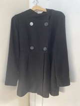 AB Studio Womens Black Coat Sz 8 - £15.64 GBP