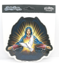 Lady Of Guadalupe With Dove Rollin Low Peel &amp; Stick Vinyl Sticker 5&quot; x 4 3/4&quot; - £3.38 GBP