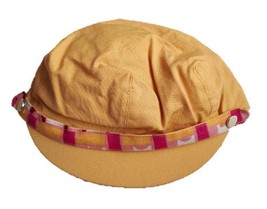 BADGLEY MISCHKA Newsboy YELLOW Cap Hat COTTON One Size - £35.12 GBP