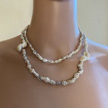 Natural Sea Shells Necklace - £7.76 GBP