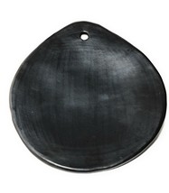Comal for Tortillas 9.5&quot;  Black Clay  Made in La Chamba Earthen Tortilla... - £29.50 GBP