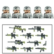 5PCS America Army Combat Uniform Special Forces Figures Building Blocks ... - $31.99