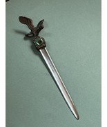 Coppertone &amp; Stainless Steel Peregrin Falcon OREGON Metal Letter Opener ... - £8.71 GBP