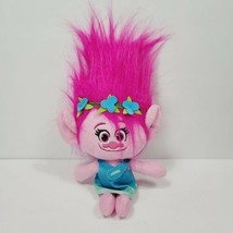 POPPY Pink Troll Plush 13&quot; DreamWorks Trolls Movie Princess Doll Stuffed... - £13.22 GBP