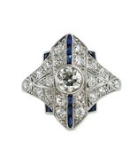 Estate Jewelry Art Deco Jewelry Victorian Ring, Vintage Art Deco Engagem... - £101.51 GBP