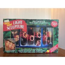 Mr. Christmas HO HO HO Light Up Holiday Lights Sculpture Vintage String ... - $740.93 MXN