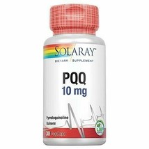 Solaray PQQ 10mg | Cell, Heart &amp; Brain Support | 30ct - £25.99 GBP