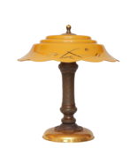 Art Deco Table Lamp &quot;NIPPON HOUSE&quot; Unique Bronze Brass Lamp One Of A Kind - $729.76