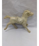 Vintage 1960s White Horse Plastic Toy Figure 3&quot; - $11.87