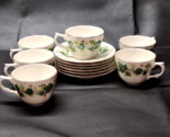 Nikko Casual Living GREENWOOD Coffee / Tea Cups &amp; Saucers - 12 Piece Set... - $36.60