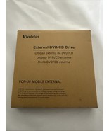 Rioddas External DVD/CD Drive Model BT638 USB3.0 Pop-up Mobile External - $14.85
