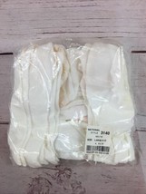 6 Vintage National White Panties Underwear Style Brief Size Large 8-10 USA - $34.64