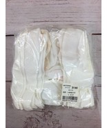 6 Vintage National White Panties Underwear Style Brief Size Large 8-10 USA - £27.37 GBP