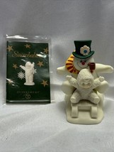 Department 56 Snowbabies Frosty Fun With Frosty the Snowman Figurine 2003 - £11.06 GBP