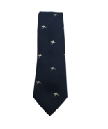 HOLLYGREEN Tie Blue with Kangaroos 56&quot; x 3&quot; Polyester Made in Australia - £4.66 GBP