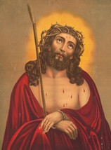 14447.Decor Poster print.Room wall art design.Portrait of Jesus.Christian bible - £12.72 GBP+